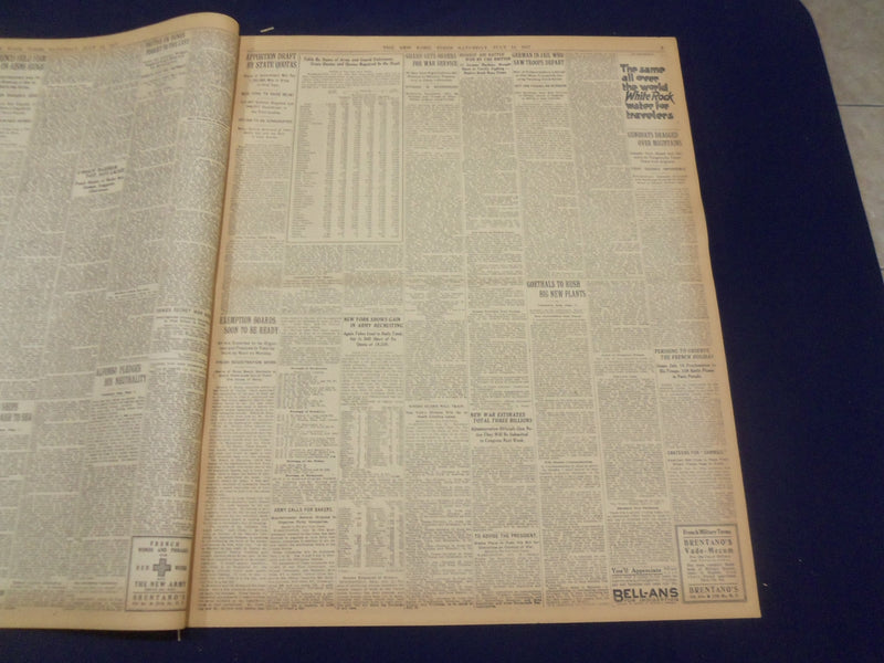 1917 JULY 14 NEW YORK TIMES - RUMOR KAISER HAS ABDICATED - NT 9303