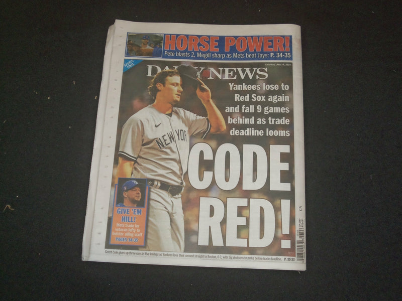 2021 JULY 24 NEW YORK DAILY NEWS NEWSPAPER - OLYMPICS GET UNDER WAY, EMPTY SEATS