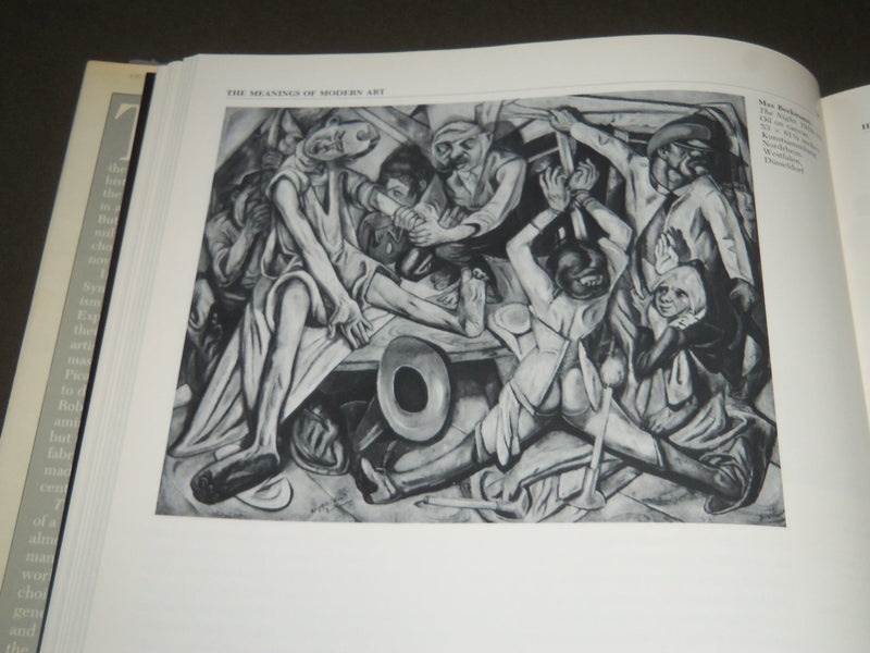 1981 THE MEANINGS OF MODERN ART BOOK BY JOHN RUSSELL - NICE PRINTS - KD 3972
