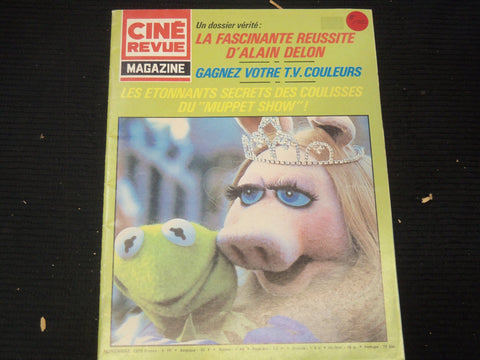 1979 NOVEMBER CINE REVUE FRENCH MAGAZINE - THE MUFFET SHOW COVER - E 24768