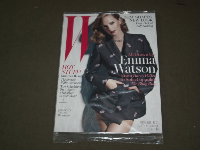 2013 JUNE/JULY W MAGAZINE - EMMA WATSON COVER - B 3482