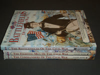 1989 REBELS & YANKEES CIVIL WAR BY WILLIAM C. DAVIS BOOK LOT OF 3 - KD 2053