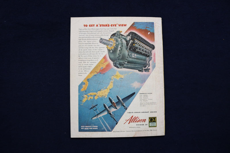 1945 JULY AIR WORLD MAGAZINE - GRUMMAN WIDGEON COVER - E 11369