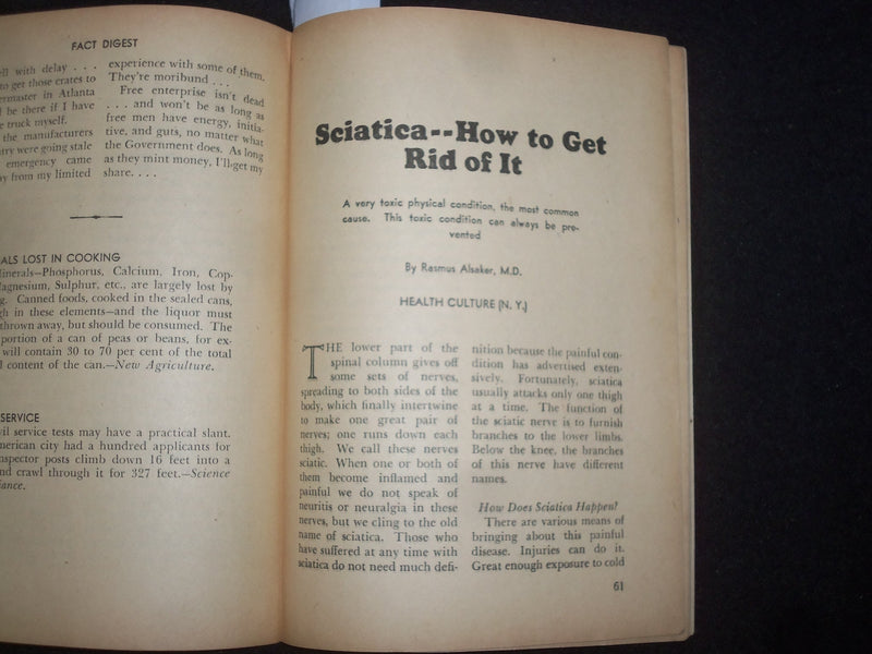 1942 SEPTEMBER FACT DIGEST MAGAZINE - ENTERTAINING/INSTRUCTIVE ARTICLES - J 9991