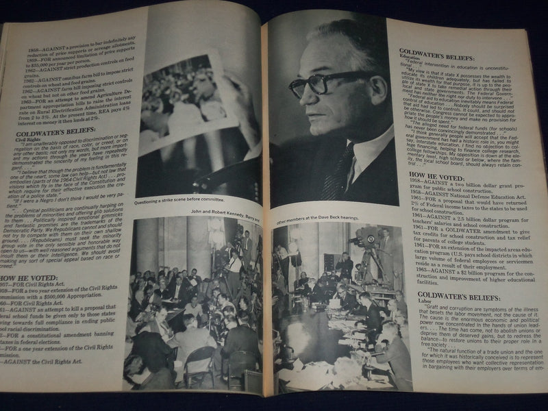 1964 THE GOLDWATER STORY MAGAZINE - GREAT PHOTOS - J 1478