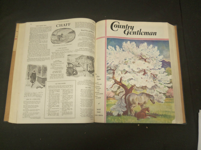 1940 JANUARY-DECEMBER COUNTRY GENTLEMAN BOUND MAGAZINE VOLUME - R 729J