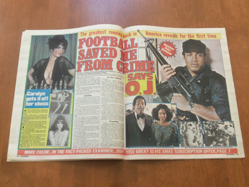 1977 DECEMBER 20 NATIONAL EXAMINER NEWSPAPER - ELVIS CALENDAR OFFER - NP 4721