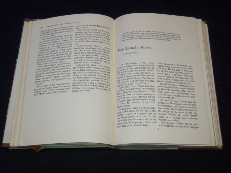 1963 THE LEATHERNECKS HISTORY OF THE U. S. MARINE CORPS BOOK - KD 7909