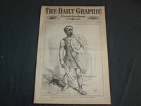 1874 JANUARY 4 THE DAILY GRAPHIC NEWSPAPER- FIGHTING EDITOR OF THE WEST- NT 7640