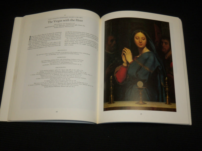 1988 FRENCH PAINTINGS FROM THE USSR SOFTCOVER BOOK - WATTEAU TO MATISSE - R 726J