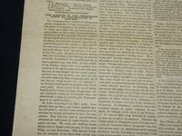 1860 OCTOBER 13 NEW BEDFORD MASS. TIMES NEWSPAPER - LINCOLN - DOUGLAS - NP 4960