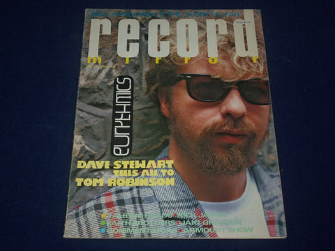 1985 JULY 13 RECORD MIRROR MAGAZINE - DAVE STEWART - WHITNEY HOUSTON - J 961