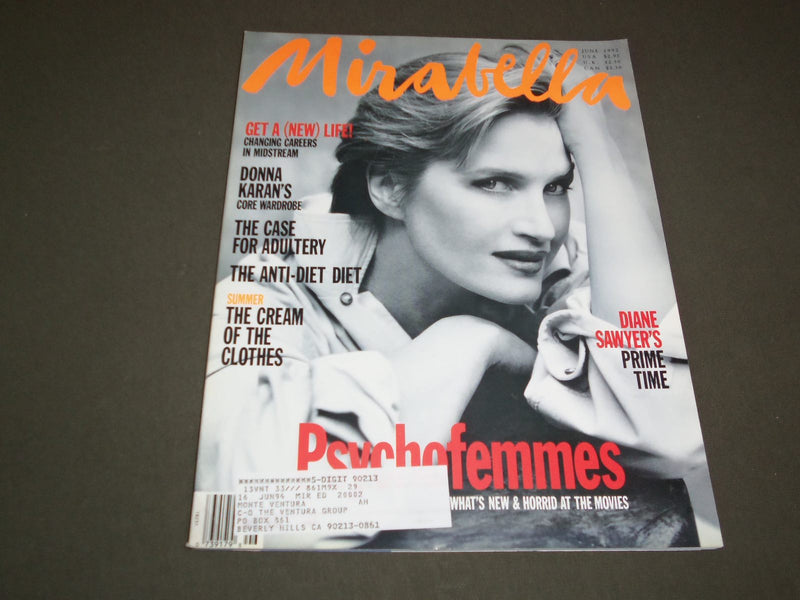 1992 JUNE MIRABELLA MAGAZINE - DIANE SAWYER - SP 5445