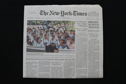 2024 AUGUST 25 NEW YORK TIMES - ABORTION RIGHTS FACE STIFFER TEST ON FALL BALLOT