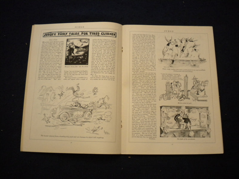 1926 SEPTEMBER 18 JUDGE MAGAZINE - SLOGAN CONTEST WINNERS - VERY DOGGY! - B 435K