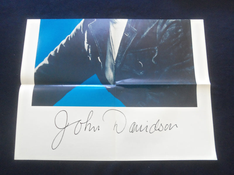 1968 JOHN DAVIDSON PROGRAM AND POSTER - J 8385
