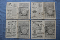 1896-1902 BOSTON MUSEUM THEATRE PROGRAM - LOT OF 4 - K 2741