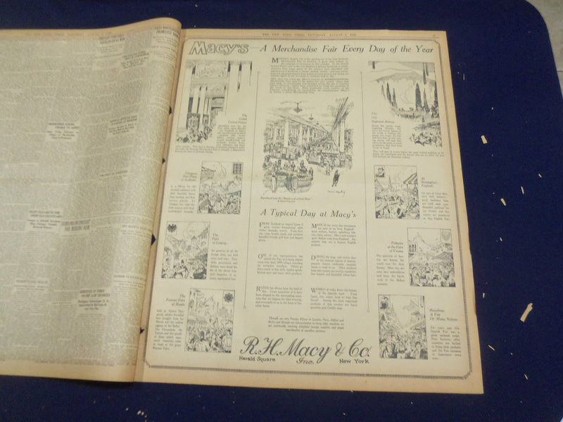 1922 AUGUST 5 NEW YORK TIMES - FURIOUS FIGHTING IN ITALIAN CITIES - NT 8363