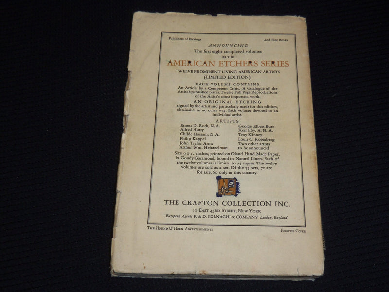 1930 SUMMER HOUND & HORN MAGAZINE - EZRA POUND - SP 6008D