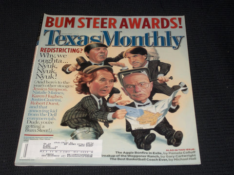 2004 JANUARY TEXAS MONTHLY MAGAZINE - REDISTRICTING FRONT COVER - E 7544