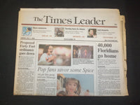 1998 JULY 7 WILKES-BARRE TIMES LEADER- 40,000 EVACUATED FLORIDIANS HOME -NP 7511