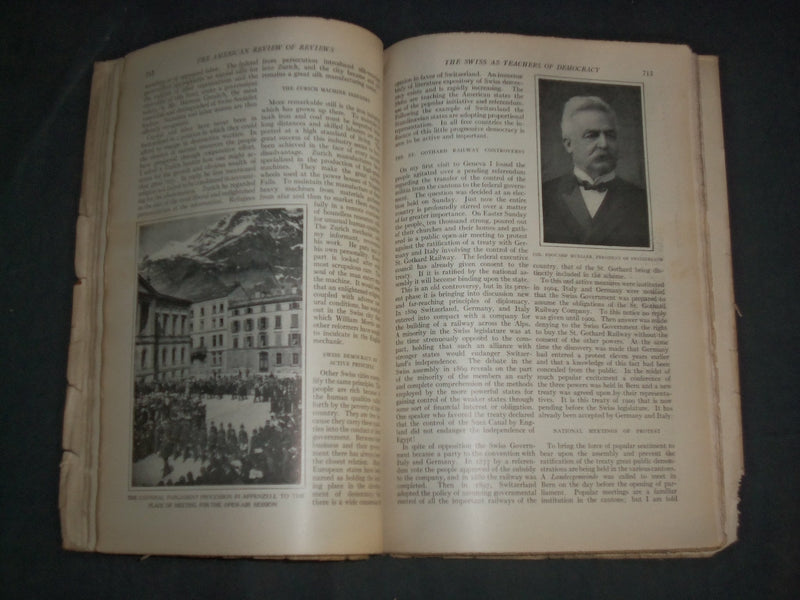 1913 JUNE THE AMERICAN REVIEW OF REVIEWS MAGAZINE - COCA-COLA BACK COVER -B 6566