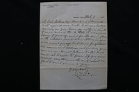 1898 LYMAN TWININ TINGIER LAW OFFICE LETTER - ROCKVILLE, CONNECTICUT - K 2411