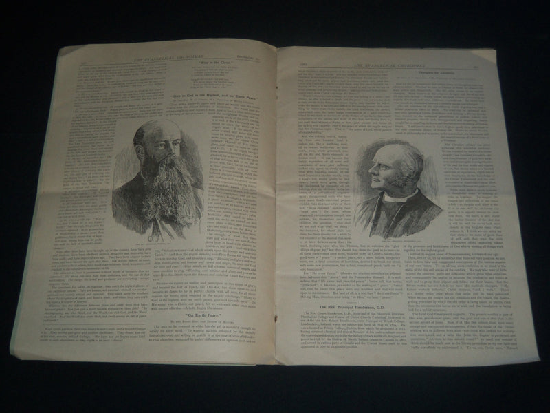 1888 DECEMBER 20 THE EVANGELICAL CHURCHMAN MAGAZINE - TORONTO - J 4201
