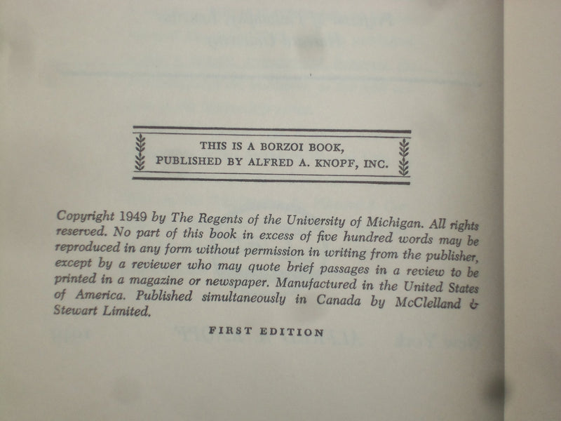 1949 CHARACTERISTICALLY AMERICAN HARDCOVER BOOK BY RALPH BARTON PERRY - KD 9228