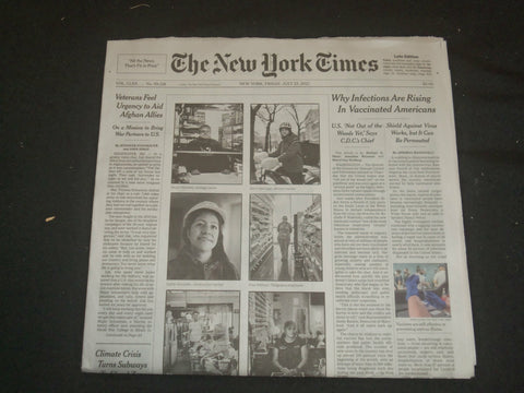 2021 JULY 23 NEW YORK TIMES - WHY INFECTIONS ARE RISING IN VACCINATED AMERICANS