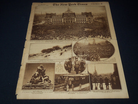 1920 FEBRUARY 8 NEW YORK TIMES PICTURE SECTION - REICHSTAG SCENE - NT 9506