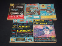 1963-1970 LAFAYETTE RADIO ELECTRONICS CATALOG LOT OF 5 ISSUES - O 1794