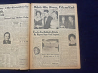 1959 FEB 20 NEW YORK DAILY NEWS NEWSPAPER - FISHER & REYOLDS DIVORCE - NP 6733