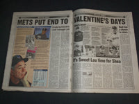 2002 OCTOBER 2 NEW YORK POST NEWSPAPER - METS FIRE BOBBY VALENTINE - NP 4146