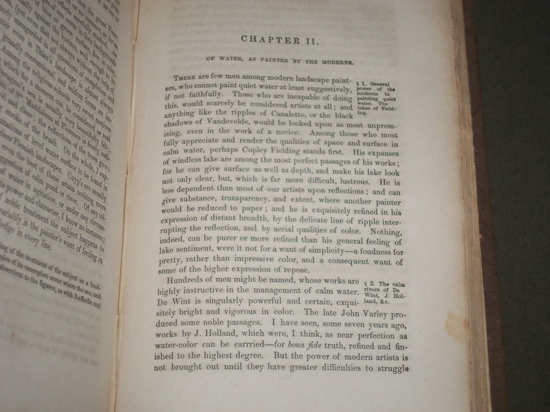 1855 MODERN PAINTERS BY A GRADUATE OF OXFORD VOLUME NO. 1 - NEW YORK - KD 4548