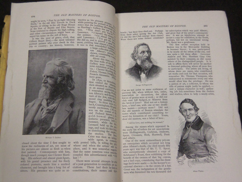 1891 NEW ENGLAND MAGAZINE LOT OF 9 ISSUES - NICE ILLUSTRATIONS & ADS - WR 169