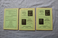 1931-1932 THE ENGLISH JOURNAL - LOT OF 3 - O 3892