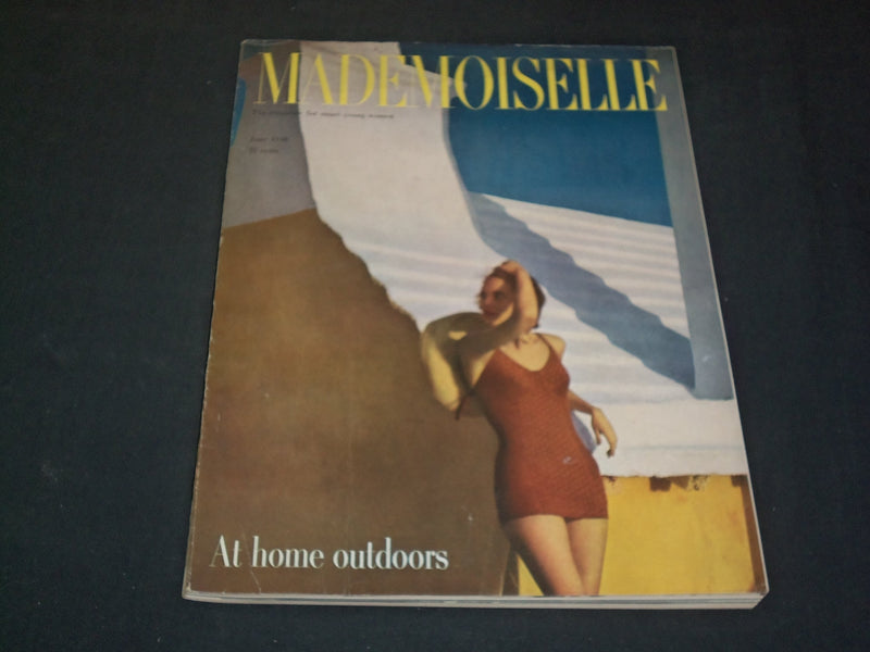 1948 JUNE MADEMOISELLE MAGAZINE - AT HOME OUTDOORS - SP 6741