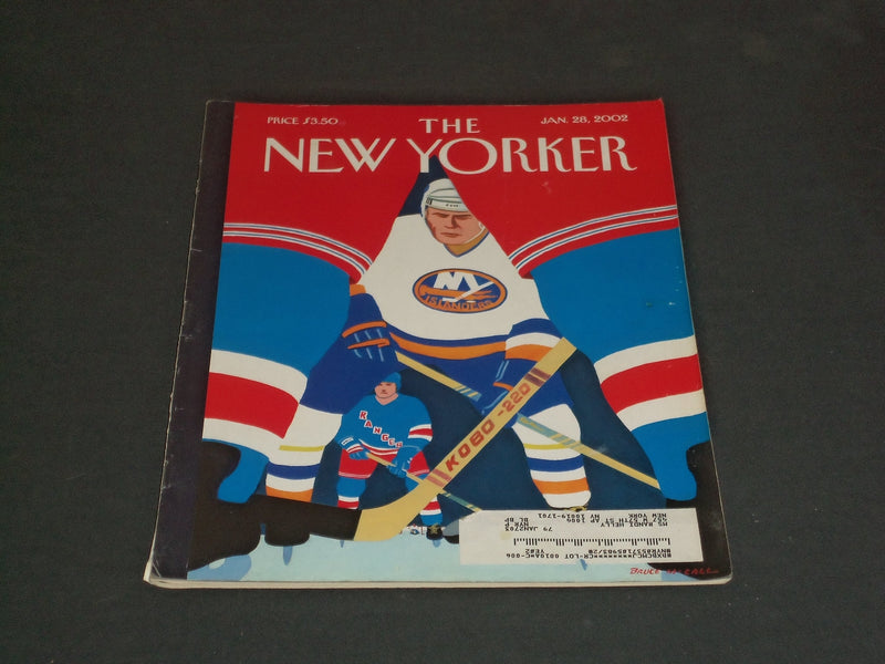 2002 JANUARY 28 THE NEW YORKER MAGAZINE - ILLUSTRATED COVER - NY 1940