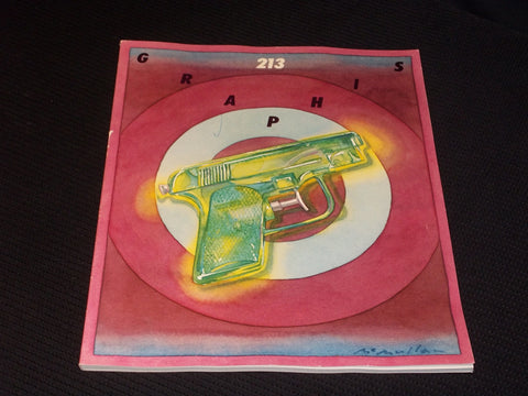 1981 #213 GRAPHIS MAGAZINE VERY NICE COVER ART & INSIDE PAGES - E 868