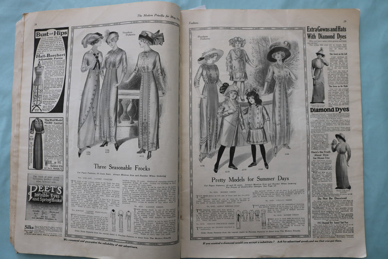 1913 MAY THE MODERN PRISCILLA MAGAZINE - COCA-COLA AD - K 3414