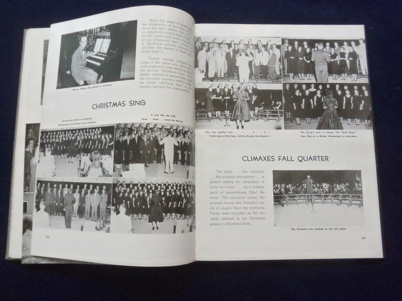 1955 MONTANAN MONTANA STATE UNIVERSITY YEARBOOK - BOZEMAN, MONTANA - YB 3097