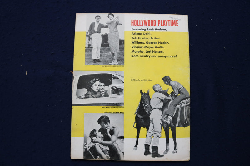 1955 HOLLYWOOD PLAYTIME MAGAZINE - TONY CURTIS-JANET LEIGH COVER - E 12923