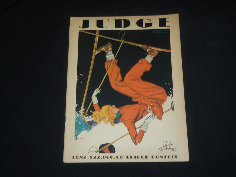 1930 DECEMBER 6 JUDGE MAGAZINE - THE FIRST SNOWFALL - ST 5660