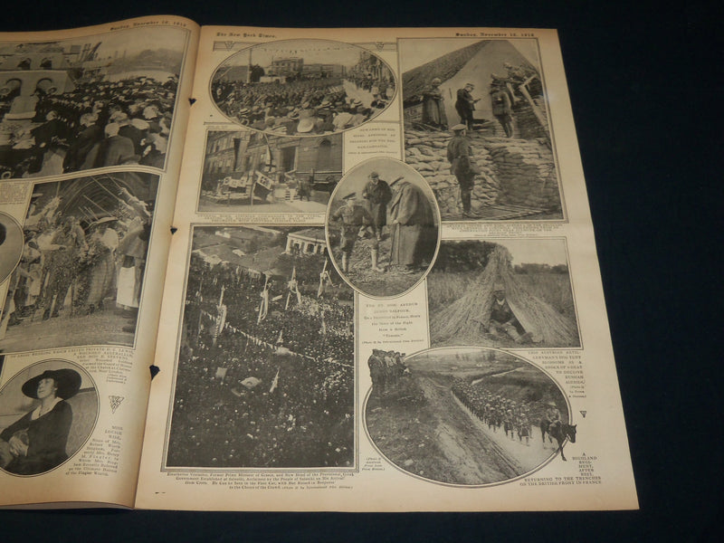 1916 NOVEMBER 19 NEW YORK TIMES ROTO PICTURE SECTION - QUEEN MARIE - NT 8967