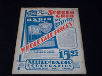 1929 SEPTEMBER RADIO-CRAFT MAGAZINE VERY NICE COVERS & ADS - E 422