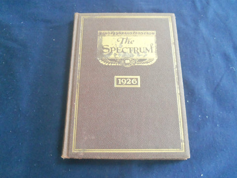 1926 THE SPECTRUM NORTH-WESTERN COLLEGE YEARBOOK -NAPERVILLE, ILLINOIS - YB 2711