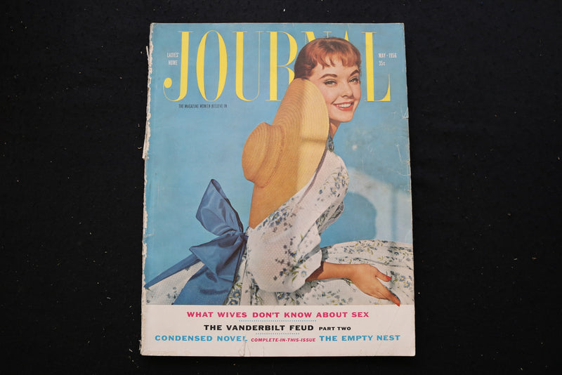 1956 MAY LADIES' HOME JOURNAL MAGAZINE - THE VANDERBILT FEUD- 2 COVER - E 10331