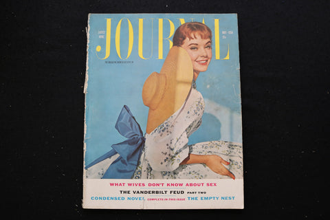 1956 MAY LADIES' HOME JOURNAL MAGAZINE - THE VANDERBILT FEUD- 2 COVER - E 10331