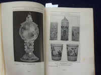 1935 OLD GLASS- EUROPEAN AND AMERICAN HARDCOVER BOOK BY N. HUDSON MOORE- KD 8625